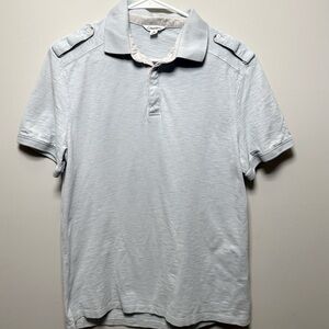 Men’s Baby Blue Calvin Klein Stylish Polo 100% Cotton Size Medium